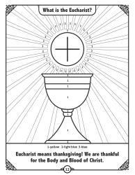 What is the Eucharist? Coloring page2